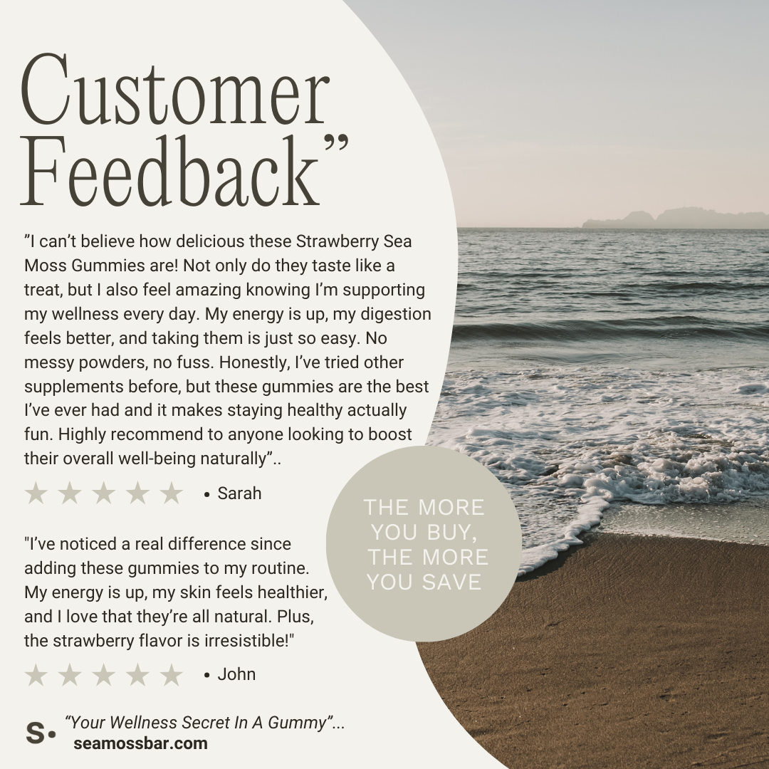The Sea Moss Gummy Pouch (New Look, Same Ingredients)