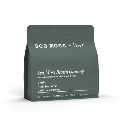 The Biotin Sea Moss Gummy (Hair, Skin, &amp; Nail Health)