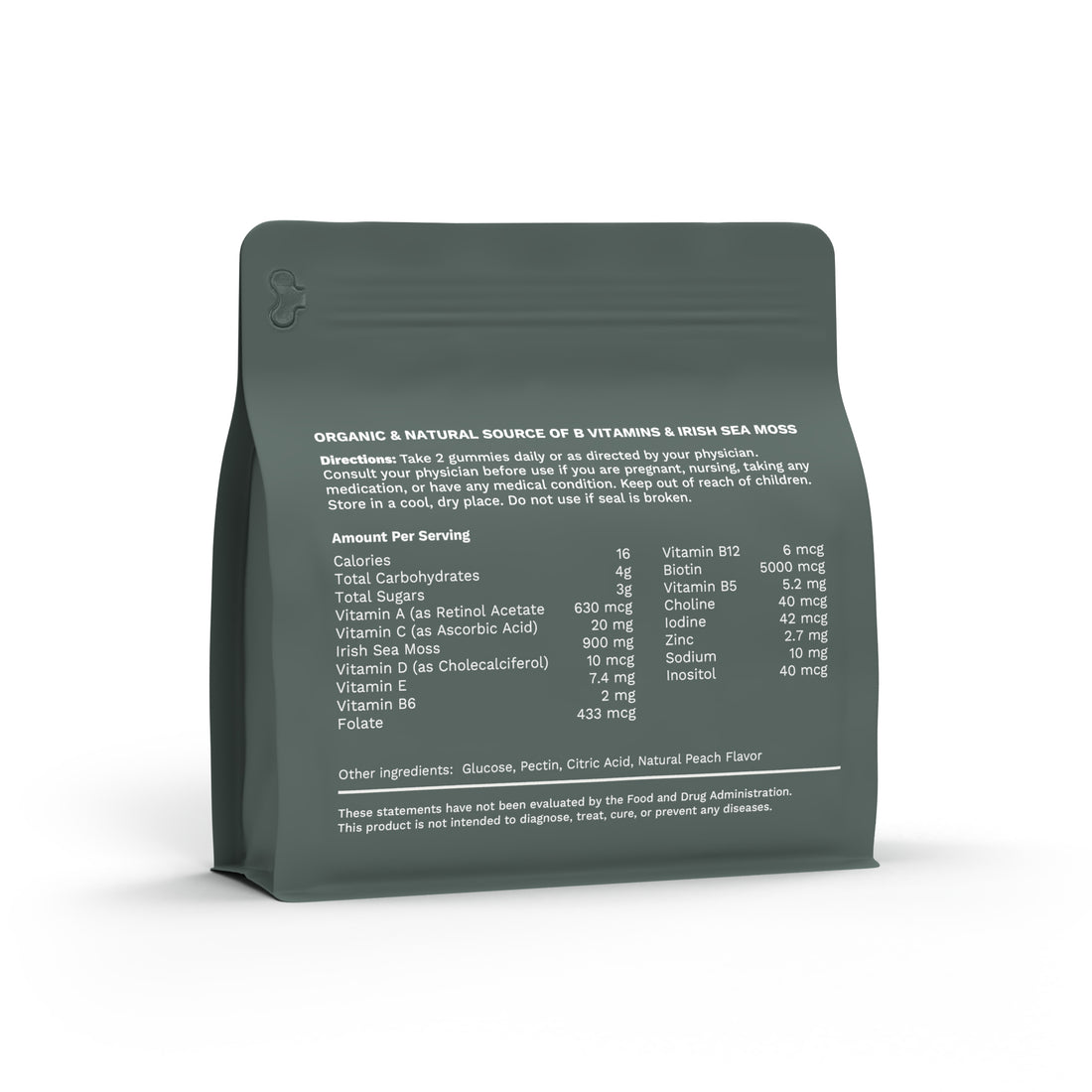 The Biotin Sea Moss Gummy (Hair, Skin, &amp; Nail Health)