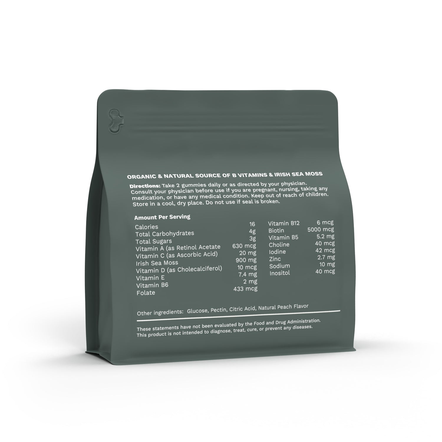 The Biotin Sea Moss Gummy (Hair, Skin, &amp; Nail Health)