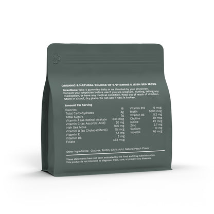 The Biotin Sea Moss Gummy (Hair, Skin, &amp; Nail Health)